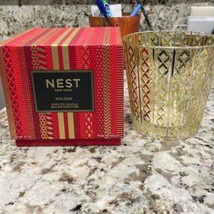 Three wick nest holiday votive with box